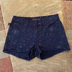Rock & Republic Lolita Star Detail Stretch Cotton Jean Shorts